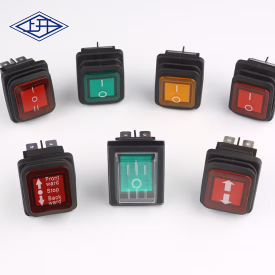 Kcd2-202 6A 250VAC on off 2 Position Mini Rocker Switch 6 Pins Terminal Automotive Rocker Switch