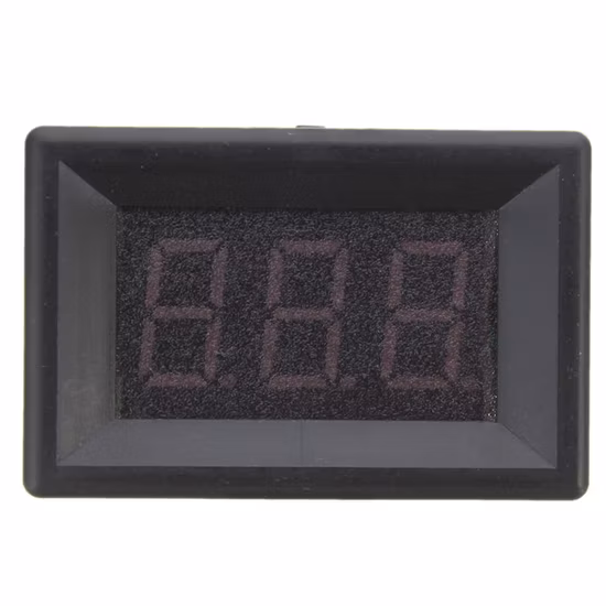 0.56&prime;&prime; 3wire DC 0-30V LED Digital Display Voltage Panel Meter Voltmeter (red)