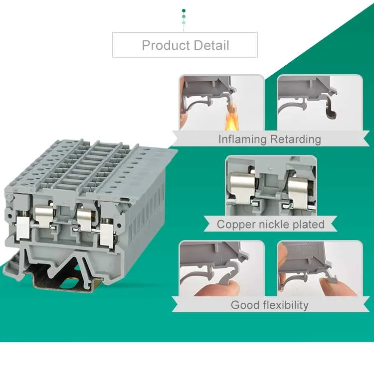 UK3N-HESILA Din Rail Fuse Terminal Block with LED