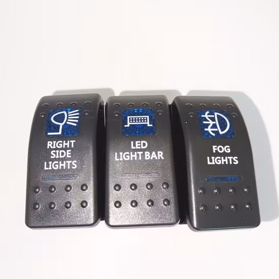 カスタムレーザー車両 10A 125V ボートトラックマリンロッカーオンオフスイッチ LED